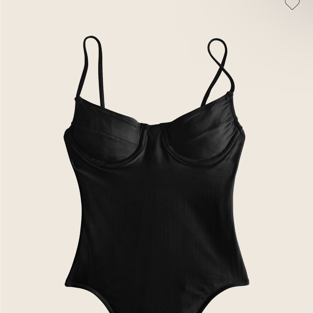 J. Crew 1993 Underwire One Piece Swimsuit in Navy